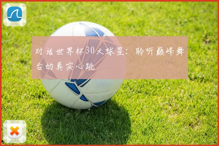 对话世界杯30大球星:聆听巅峰舞台的真实心跳